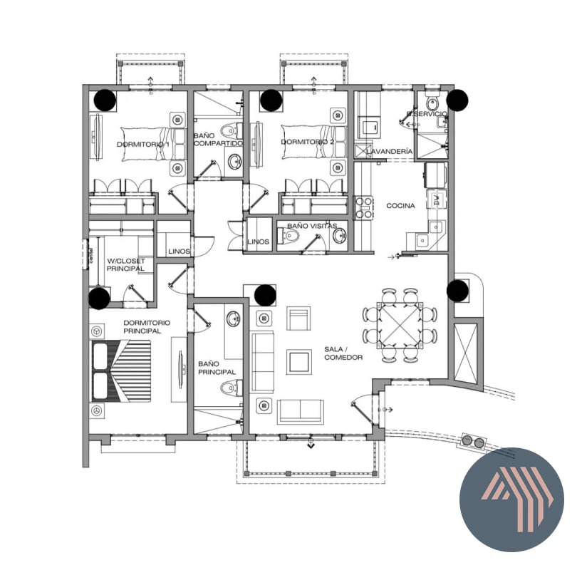 ALQUILER DE HERMOSO APARTAMENTO - DURIÁN CAYALÁ, ZONA 16 - 1