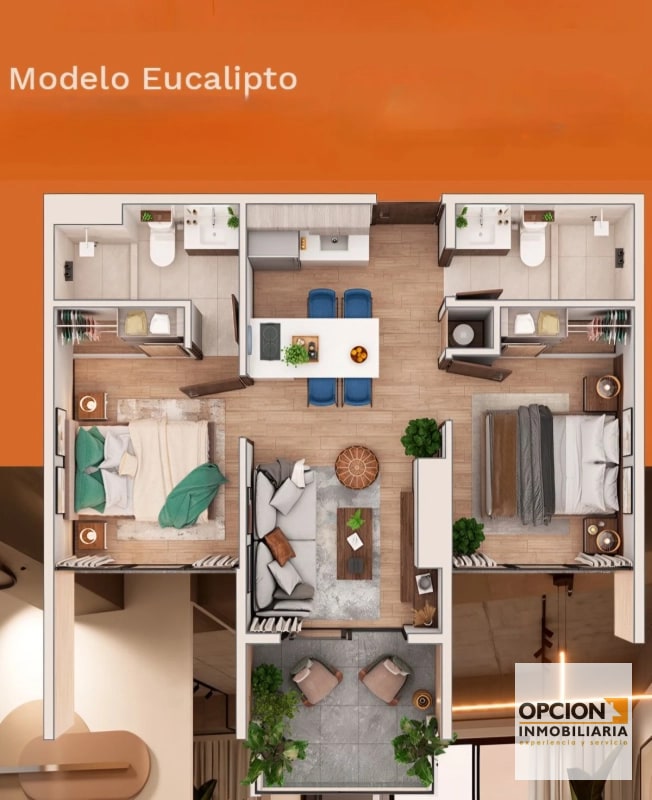 VENDO APARTAMENTO INARA CUATRO NORTE Z.4 - 14
