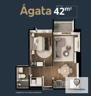 Apartamento en Venta en Atarah z10 de 1 habitación — Apartamento en Venta en Atarah, Zona 10, Guatemala, Ciudad — miniatura 7 de 13