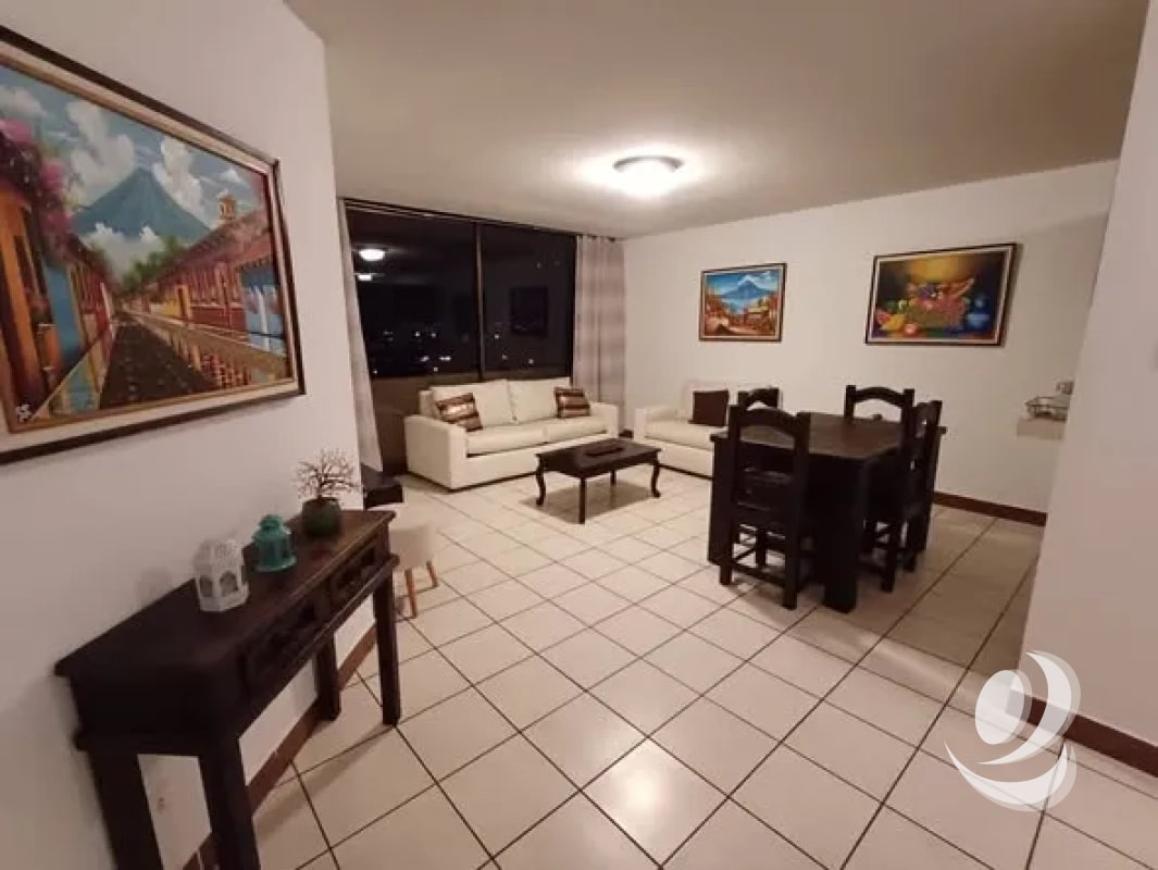 APARTAMENTO AMUEBLADO EN RENTA EDIFICIO AVENIDA ZONA 10 - 3