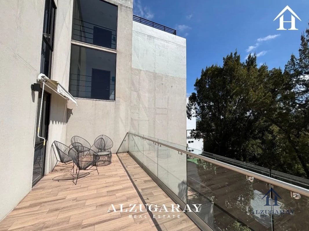 APTO. AMUEBLADO C/ TERRAZA 2 HAB / EDIFICIO BE 14, ZONA 14 - 9