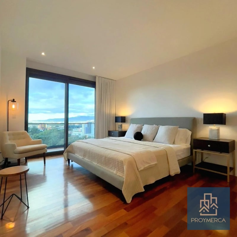 Apartamento amueblado en alquiler, Edificio Lucca, Zona 10 - 1