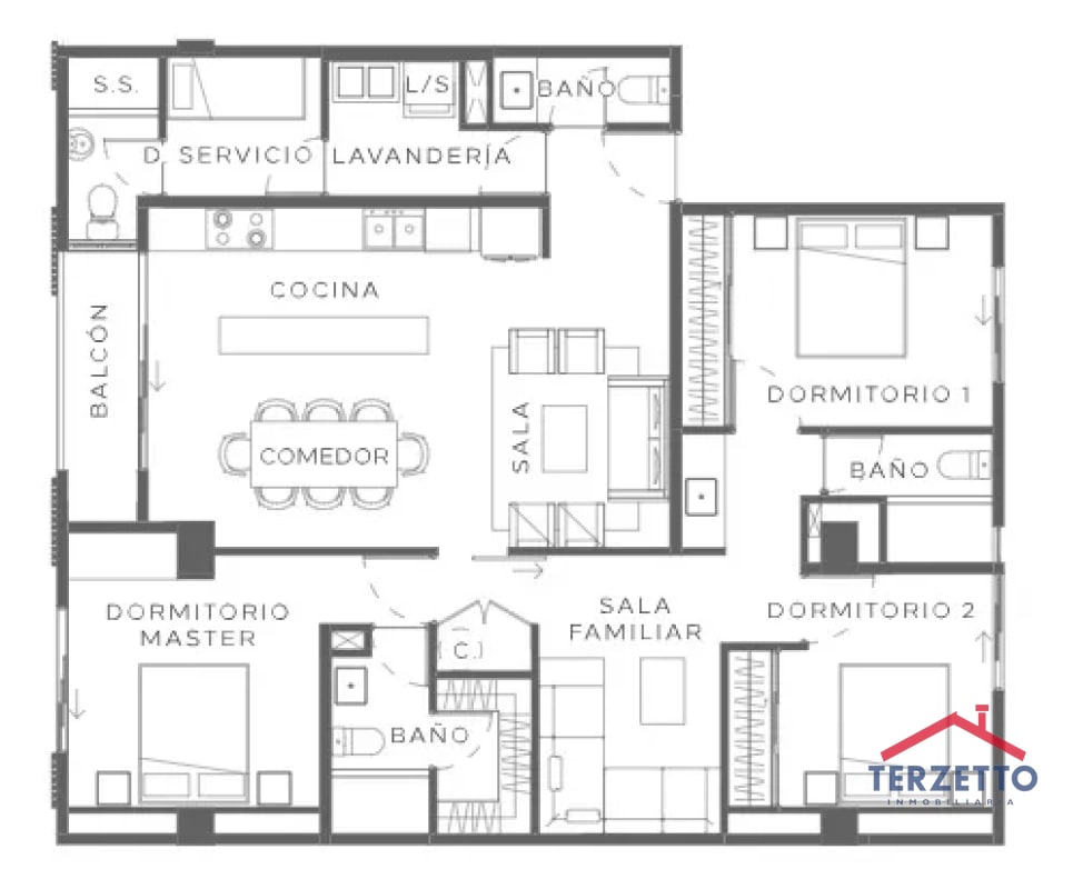 Apartamnto Zona 13 - 1