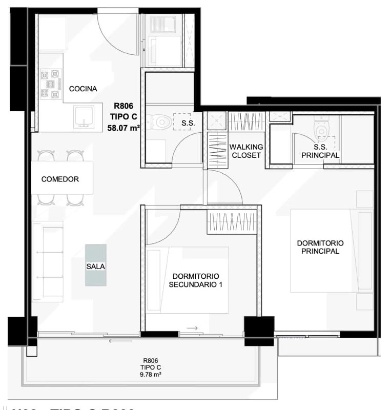 Nuevo apartamento enfrente de fontabella — Apartamento en Venta en Zona 10, Guatemala, Ciudad — foto 14 de 14