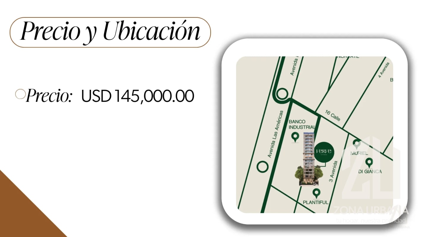 Apartamento ideal para inversión en VERVE, Zona 14 - 4