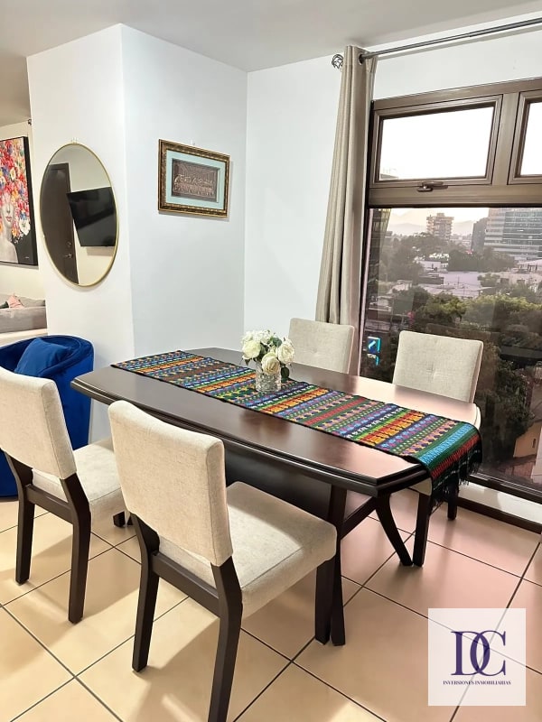 📍 APARTAMENTO EN RENTA AMUEBLADO – EDIFICIO MADELEINE | ZONA 10 - 10