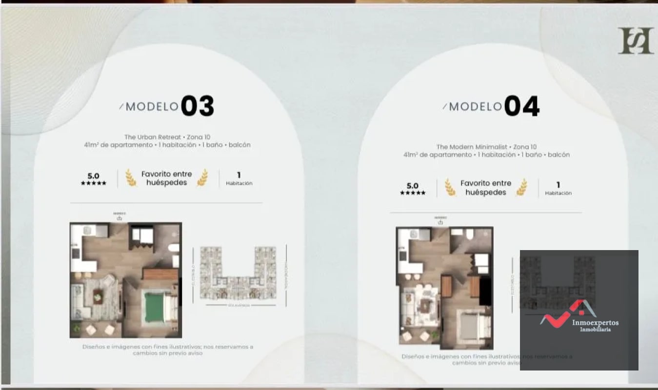 APARTAMENTOS EN PREVENTA – ZONA 10 - 6