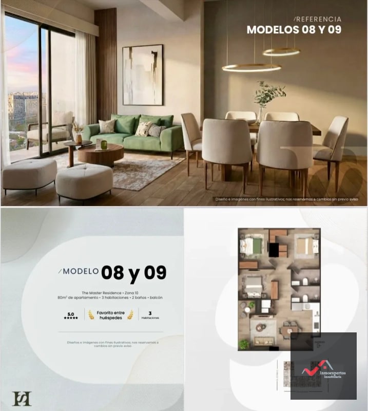 APARTAMENTOS EN PREVENTA – ZONA 10 - 2