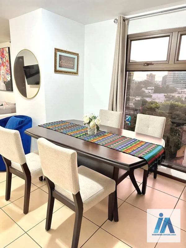 APARTAMENTO AMUEBLADO EN ALQUILER📍 Edificio Madeleine, Zona 10 Disfruta de la comodidad de vivir en Zona 10 - 9