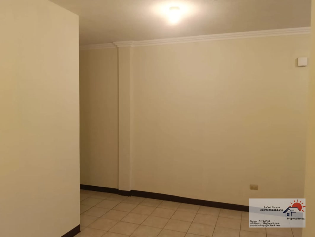 RENTO APTO ZONA 1, DE 2 HAB/SALA,COMEDOR,COCINA/1 BAÑO/1 PARQUEO MOTO/Q.3500 - 7