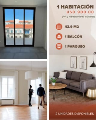 Apartamento en Renta | 1 Hab | Antares de Cayalá – Edificio C — Apartamento en Alquiler en Antares de Cayalá, Zona 16, Guatemala, Ciudad — miniatura 2 de 2