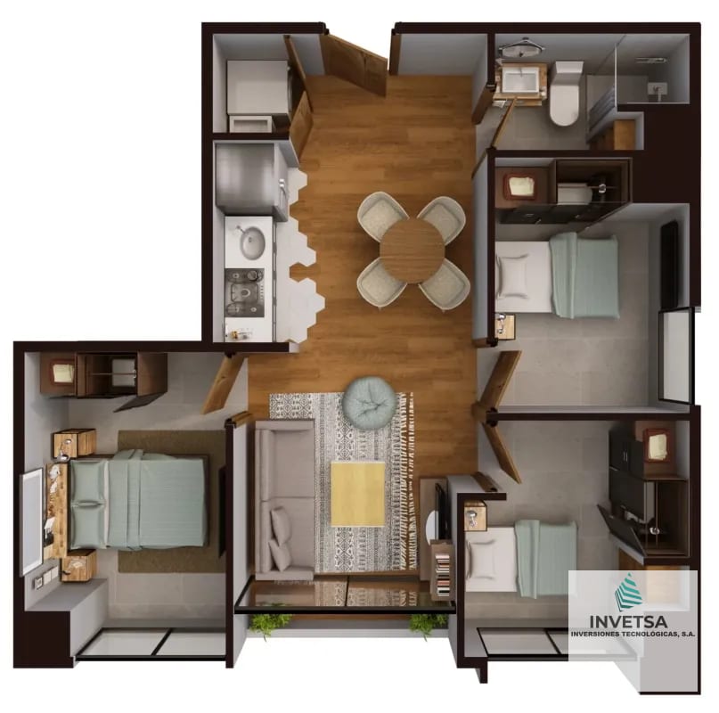 Apartamento Zona 2, Ciudad Nueva — Apartamento en Alquiler en DUO, Zona 2, Guatemala, Ciudad — foto 10 de 17