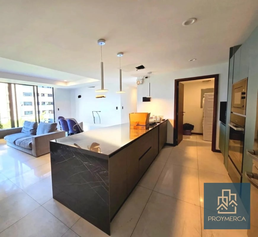 Apartamento semi amueblado en alquiler, Reserva 5ta Avenida, Zona 14 - 6