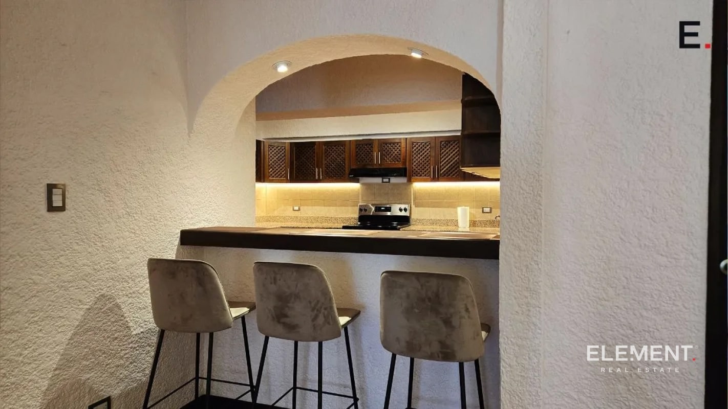 Apartamento con jardín y amueblado en renta- Mediterraneo VH1, Z. 15 - 10
