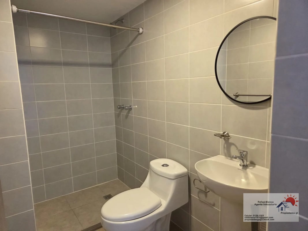 RENTO APTO Z.12 EDIF. ARMONIA REF.6901 *70M2, 3 HAB, 2 BAÑOS, 2 PARQUEOS, BODEGA, LINEA BLANCA Q.6000* - 5