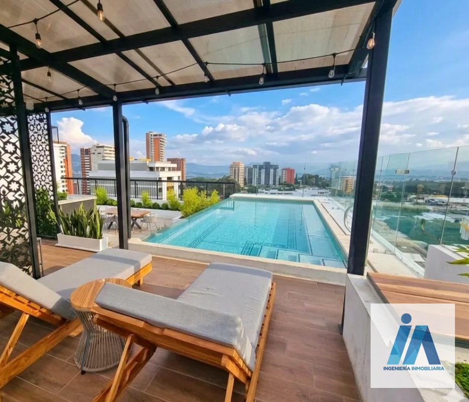 APARTAMENTO EN ALQUILER📍Edificio Roselló, Zona 13 Disfruta de tardes relajantes en su amplio balcón - 16