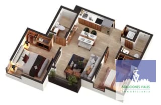 ZONA 11, ALQUILO APARTAMENTO NUEVO EN SANTINA — Apartamento en Alquiler en Zona 11, Guatemala, Ciudad — miniatura 2 de 8