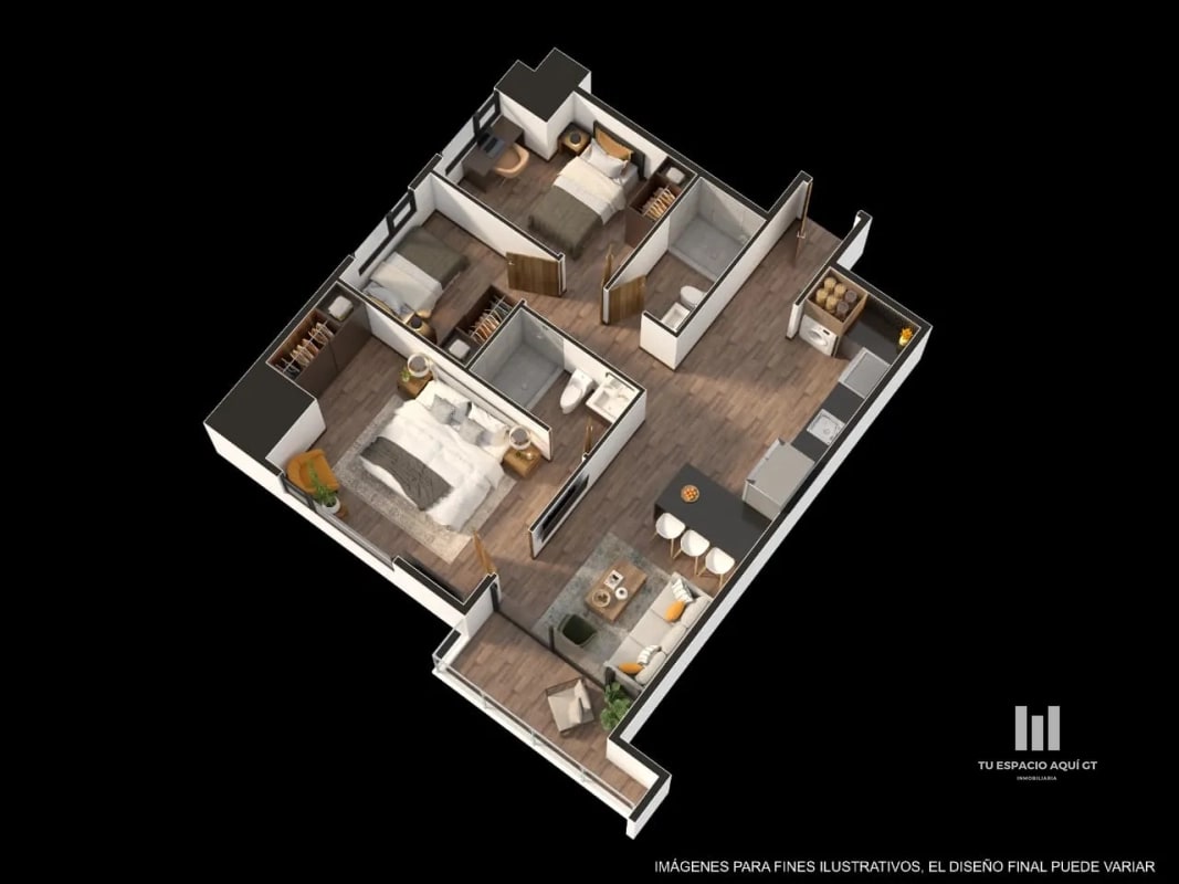 Preventa Exclusiva en Zona 11 Apartamentos en Planos - 1