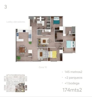 Venta de Apartamento  Nivel Alto Casa Acueducto Z10 — Apartamento en Venta en Zona 10, Guatemala, Ciudad — miniatura 2 de 5