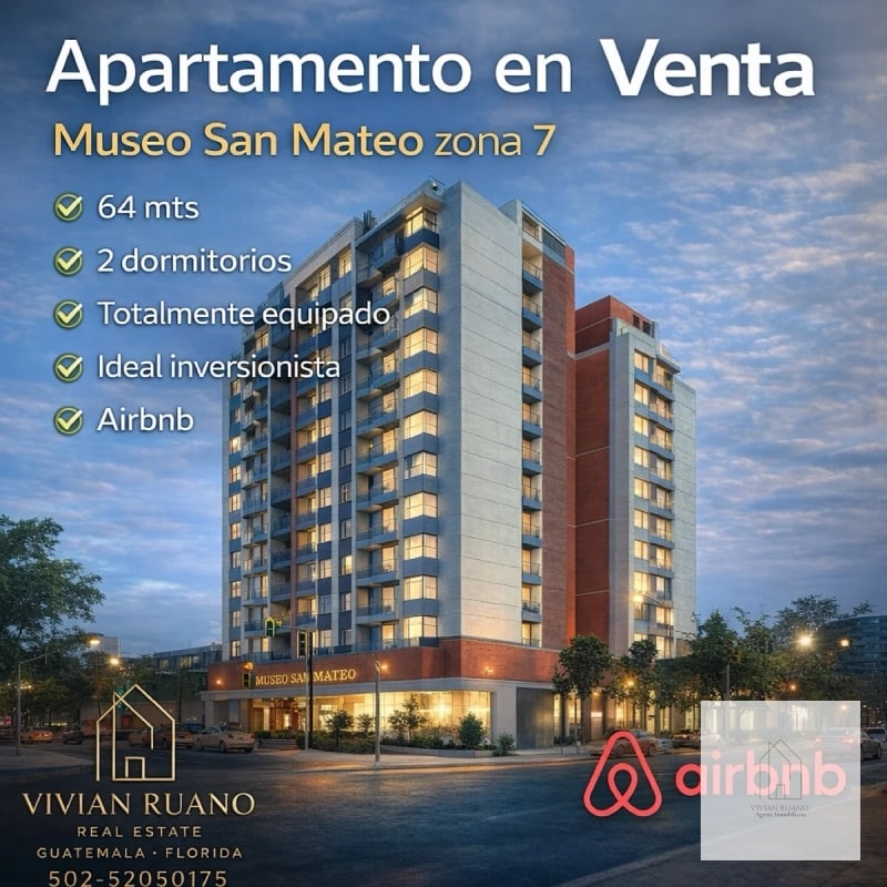 Apartamento en venta zona 7 - 14