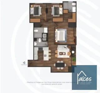 Apartamento en venta Modelo 02 CASALINI Sexta Av. Zona 10 (D) — Apartamento en Venta en Zona 10, Guatemala, Ciudad — miniatura 4 de 6