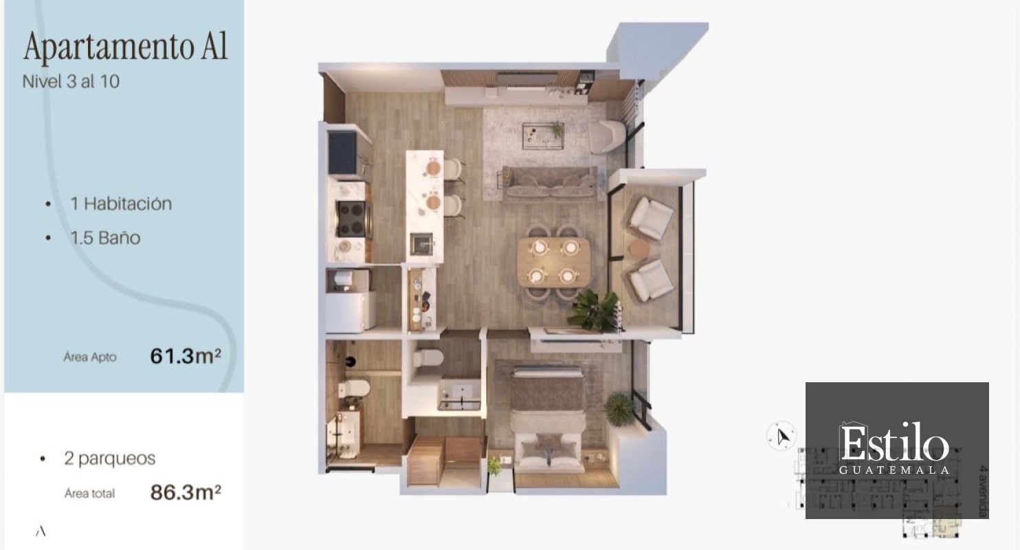 APARTAMENTO EN PLANOS - 4
