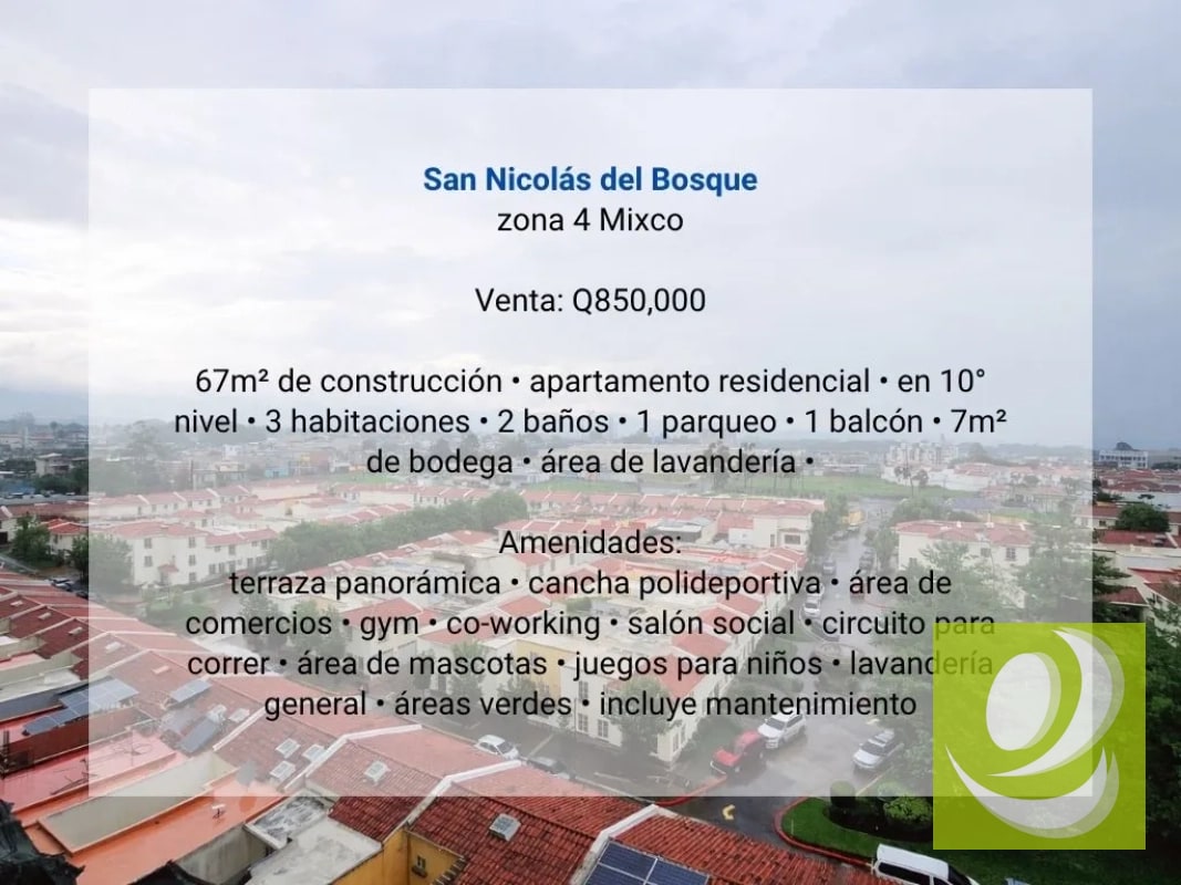 Apartamento en Venta en San Nicolás del Bosque zona 4 Mixco - 2