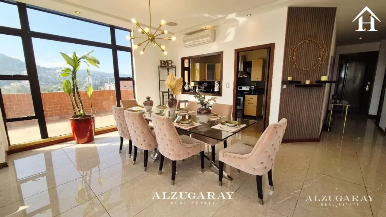 PENTHOUSE AMUEBLADO C/ TERRAZA - 3 HAB. / VISTA HERMOSA I Z.15 — Apartamento en Alquiler en Zona 15, Guatemala, Ciudad — foto 1 de 10