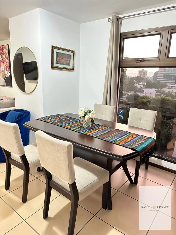 Apartamento Amueblado en renta I Edificio Madeleine I Zona 10 - 7