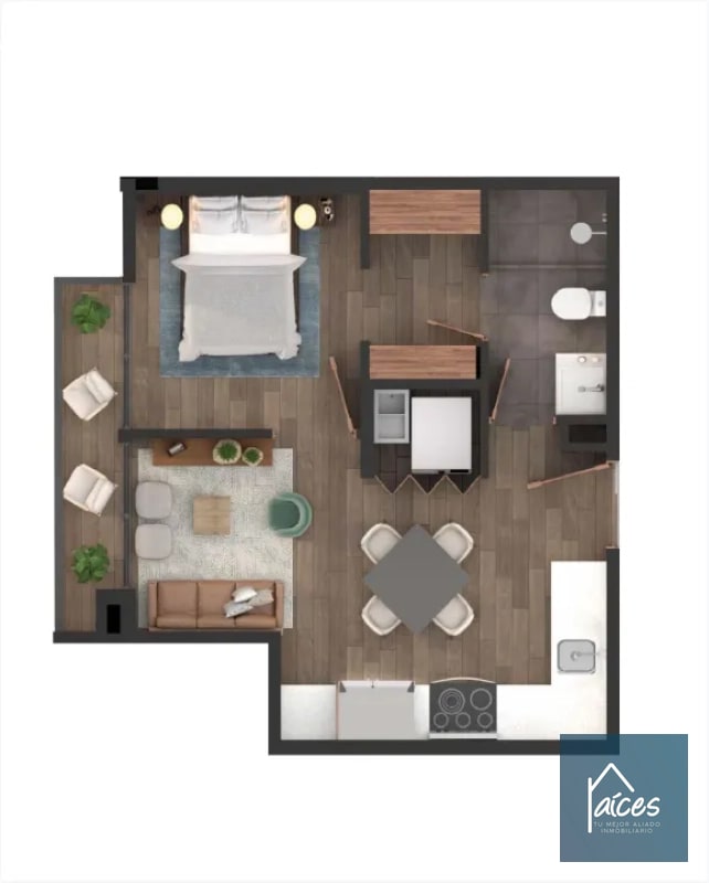 Apartamento en venta Modelo 4 CASA TAURE Zona 10 (D) - 5