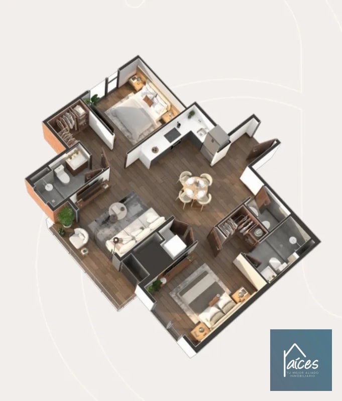 Apartamento en venta Modelo 1 CASA ARCO Zona 10 (D) - 6