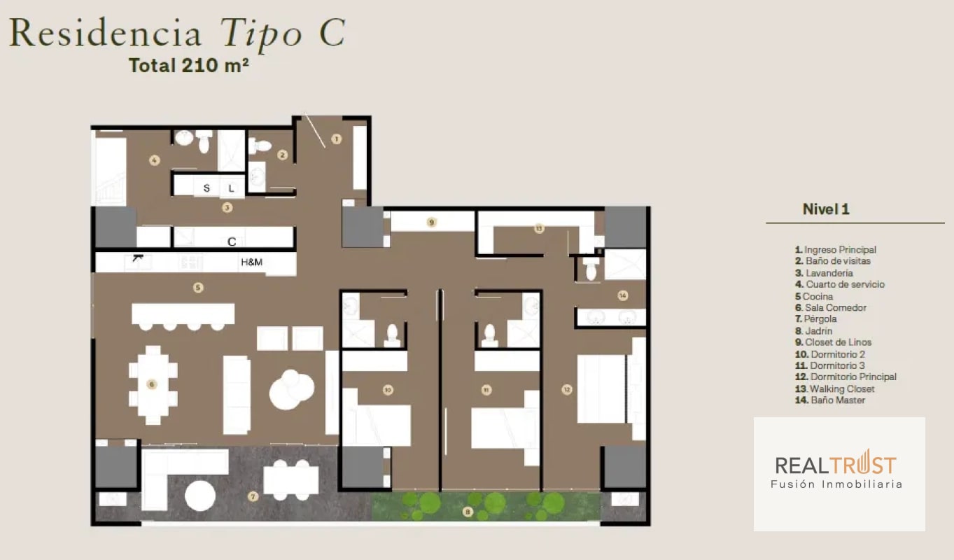 Apartamento en venta Edificio Giardino zona 10 - 1