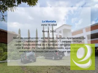 Apartamento en Renta en La Montaña zona 16 cdad — Apartamento en Alquiler en Zona 16, Guatemala, Ciudad — miniatura 3 de 13