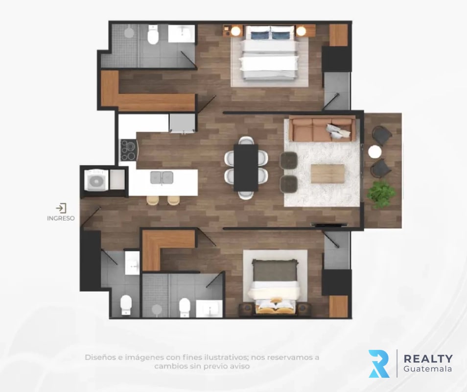 PROYECTO Apartamentos para estrenar Casalini Los Arcos, Zona 10 - 6