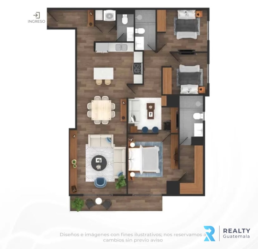 PROYECTO Apartamentos para estrenar Casalini Los Arcos, Zona 10 - 5