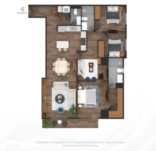 PROYECTO Apartamentos para estrenar Casalini Los Arcos, Zona 10 — Apartamento en Venta en Casalini Los Arcos, Zona 10, Guatemala, Ciudad — miniatura 6 de 14