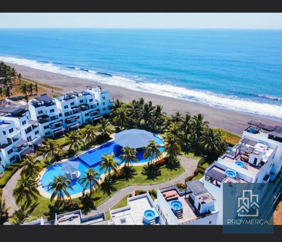 Apartamento con vista al mar en venta, Condominio El Muelle en Monterrico - 1