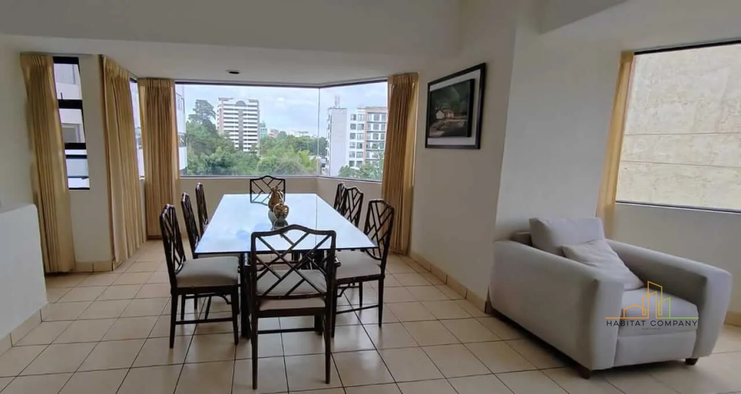 APARTAMENTO AMUEBLADO EN RENTA ZONA 14- CERCANO A LA AVENIDA A LAS AMERICAS- 2dorm/1 parqueo - 2