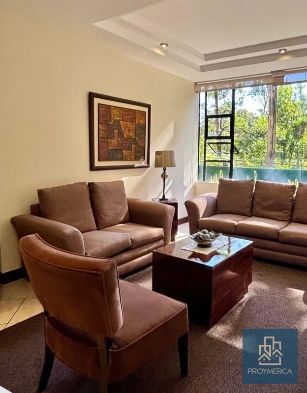 Apartamento amueblado en alquiler, Edificio Milenia, Zona 10 - 5