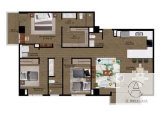 Apartamento en venta en Borghetto, zona 15 Vh1. — Apartamento en Venta en Borguetto, Zona 15, Guatemala, Ciudad — miniatura 2 de 17