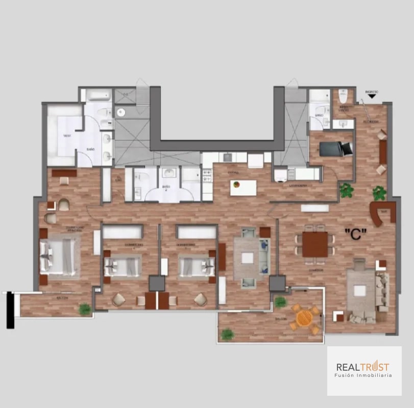 En renta apartamentos de centro, Zona 10 - 6