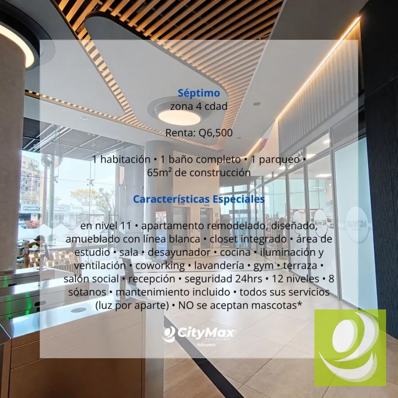 Apartamento en Renta en Séptimo zona 4 cdad - 2